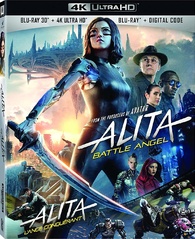 Alita: Battle Angel 4K + 3D Blu-ray (4K Ultra HD + Blu-ray 3D + Blu-ray +  Digital HD) (Canada)
