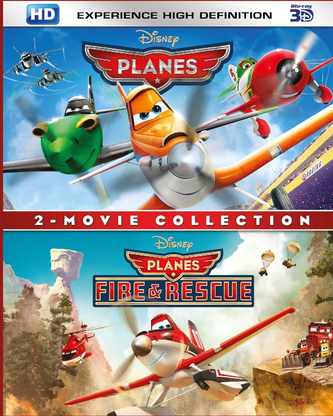 Planes Fire & Rescue 3D Blu-ray w/ high quality slipcover