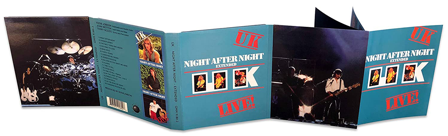 洋楽 UK NIGHT AFTER NIGHT EXTENDED CD+Blu-ray UK: Night After Night - Extended Blu-ray (DigiPack)