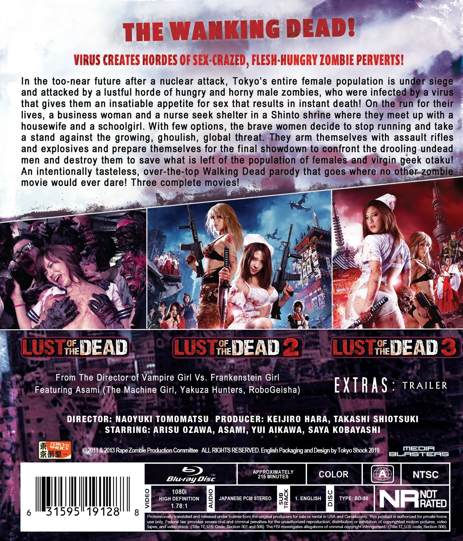 Lust of the Dead: Trash Terror Trilogy Blu-ray