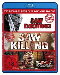 Saw Executioner / Saw Killing / Saw Massacre Blu-ray (Cornered! / The  Clinic / Knock Knock | Torture Porn 3 Movie-Pack - Uncut!) (Germany)