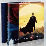 man of steel blu ray sleeve black and white