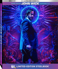 John Wick: Chapters 1-3 Complete DVD Keanu Reeves Movie Series with Bonus  Glossy Art Print