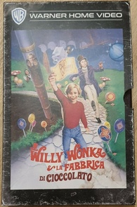 Willy Wonka and the Chocolate Factory Blu-ray (VHS retro packaging) (Italy)