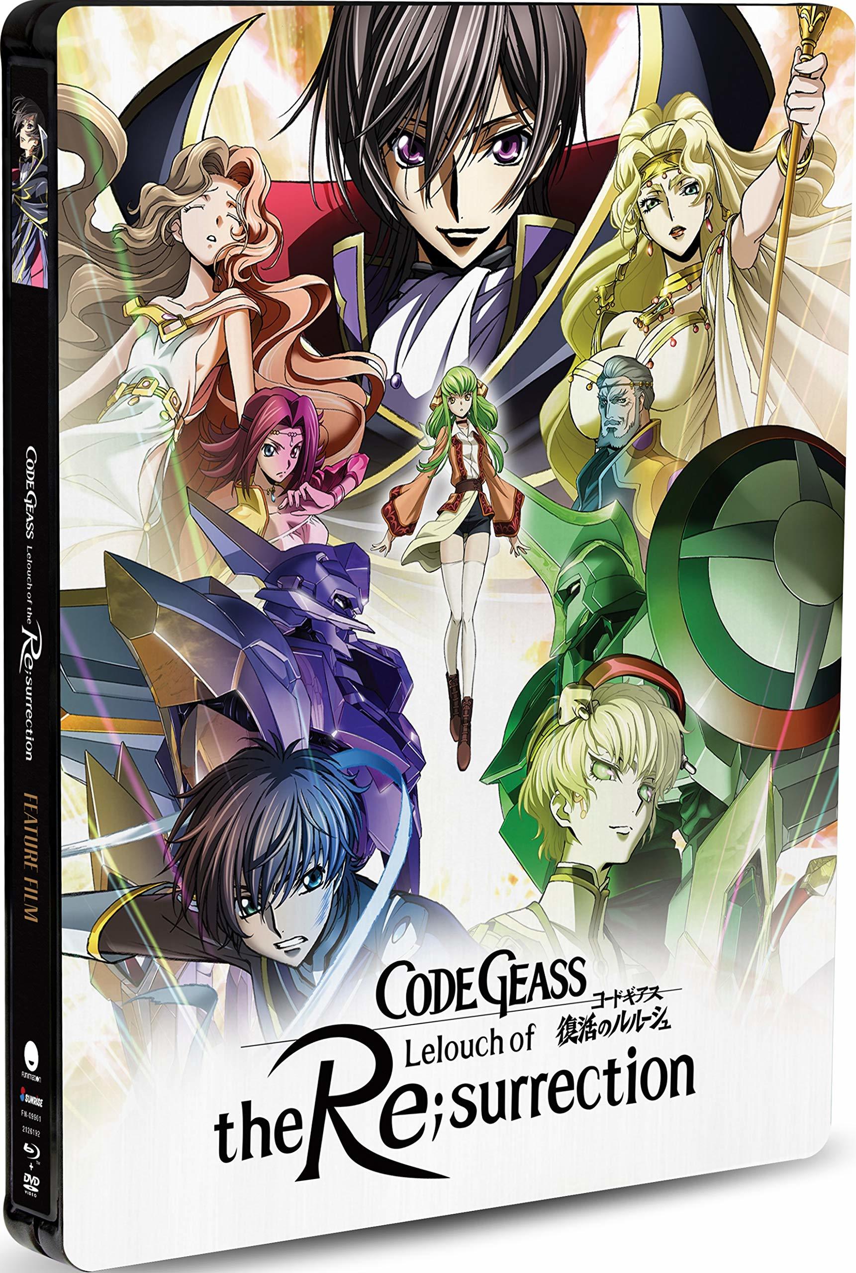 Code Geass Lelouch Of The Re Surrection Blu Ray Steelbook