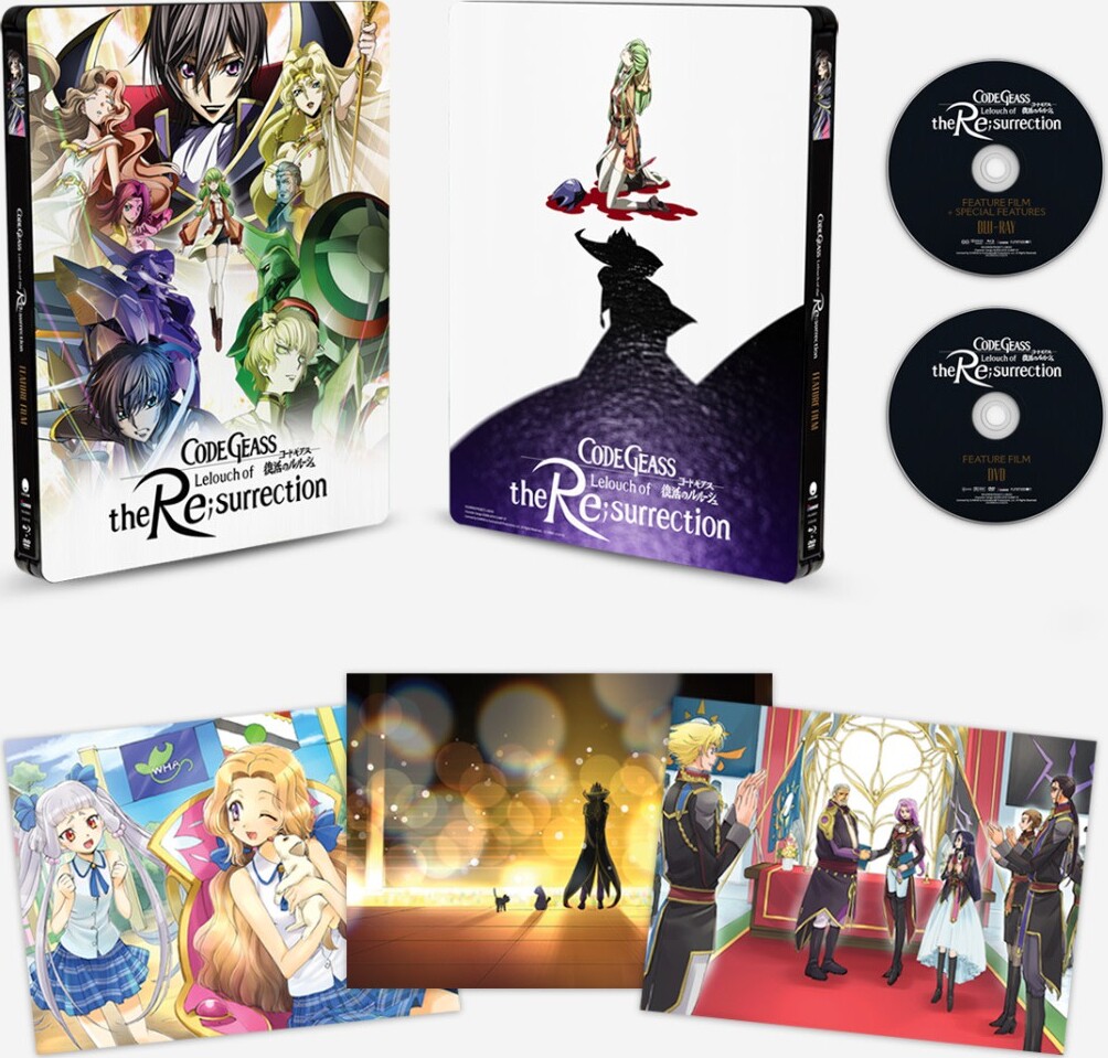 Code Geass: Lelouch of the Re;surrection Blu-ray (SteelBook)