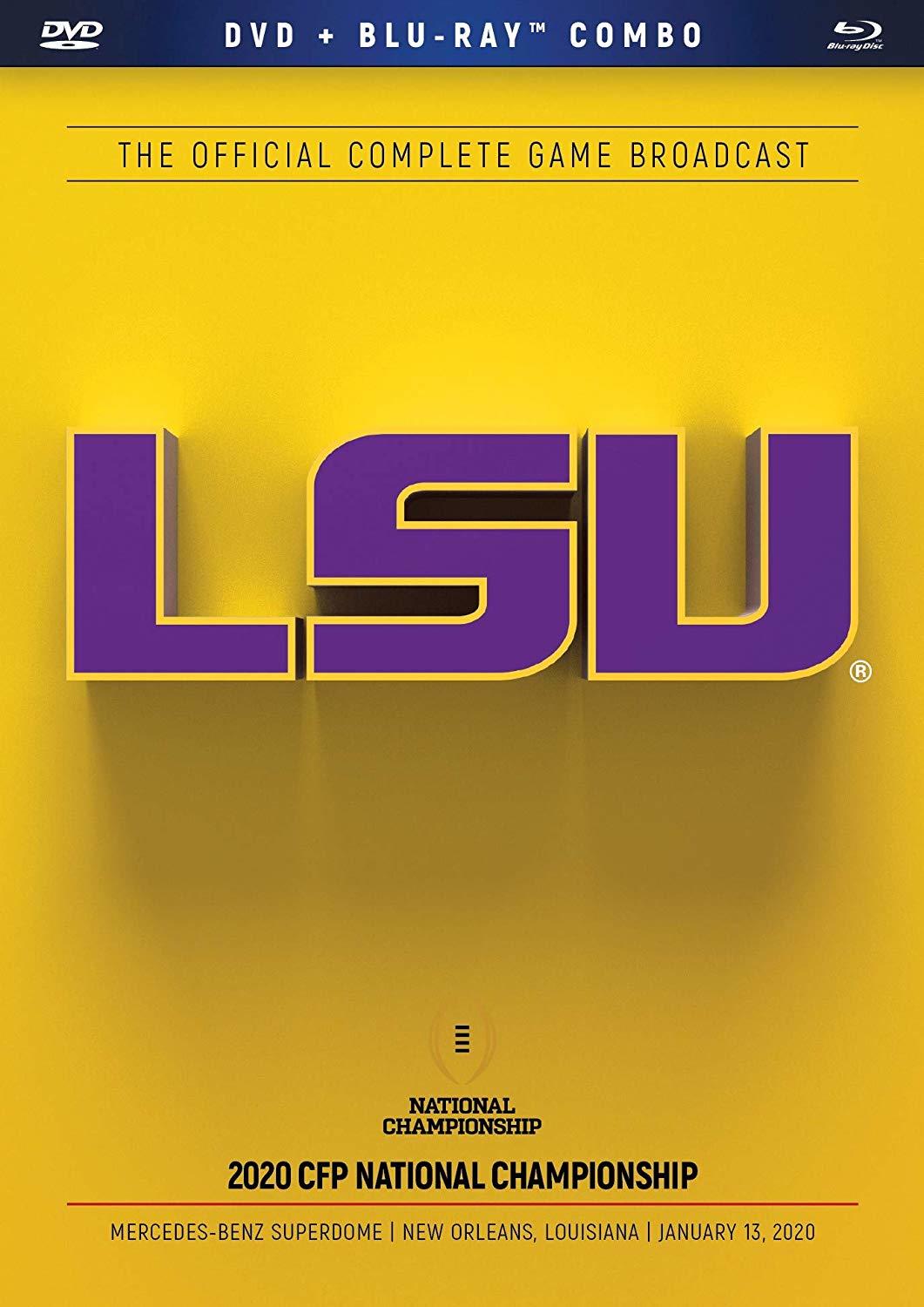 2020 Cfp National Championship Blu Ray Blu Ray Dvd 2022 College Football Playoff National Championship Dvd