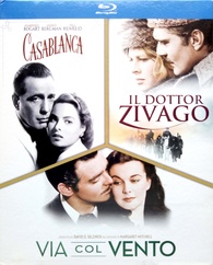 Hollywood Romance Blu-ray (Casablanca / Il Dottor Zivago / Via col Vento)  (Italy)