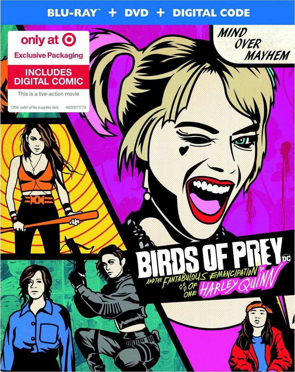 Birds Of Prey And The Fantabulous Emancipation Of One Harley Quinn Blu Ray Release Date May 12 2020 Target Exclusive