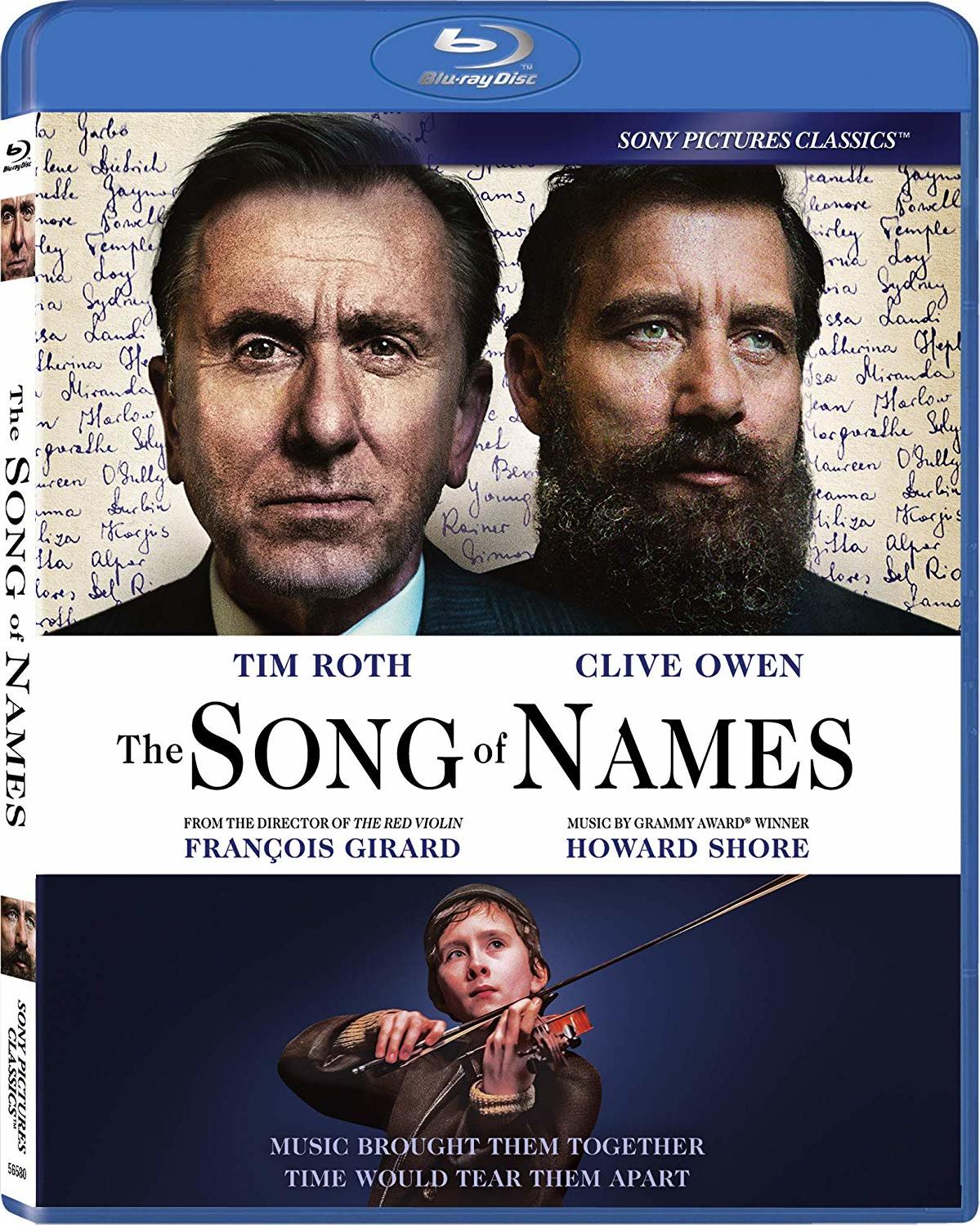 The Song Of Names Blu Ray