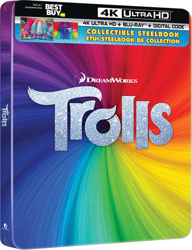 Trolls 4K Blu-ray Release Date March 10, 2020 (SteelBook) (Canada)