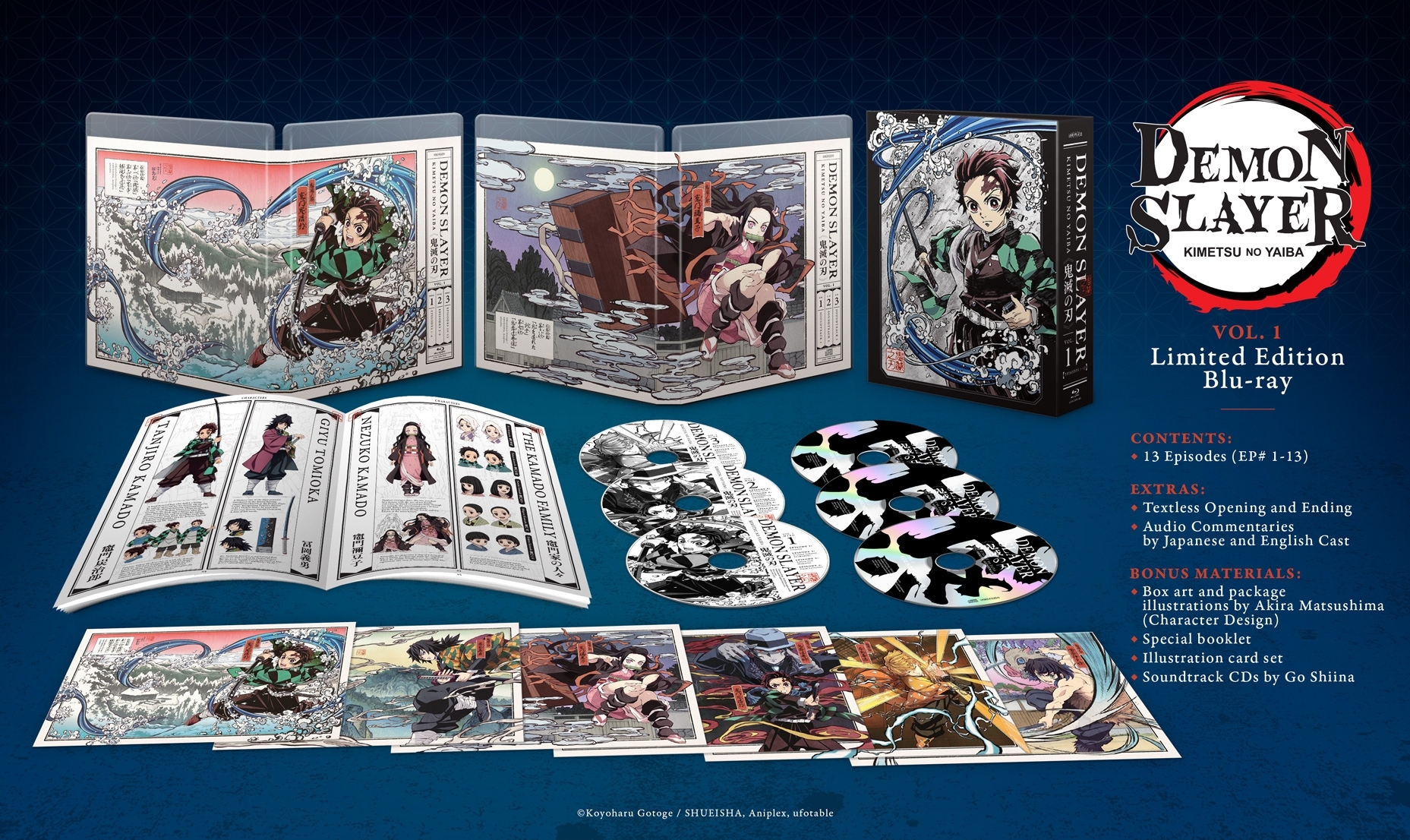 Demon Slayer Kimetsu No Yaiba Volume 1 Blu Ray Release Date June 30 Rightstuf Com Exclusive