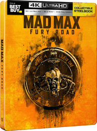 Mad Max Fury Road STEELBOOK (4K + Blu-ray) Black and Chrome Edition (DENT  READ)