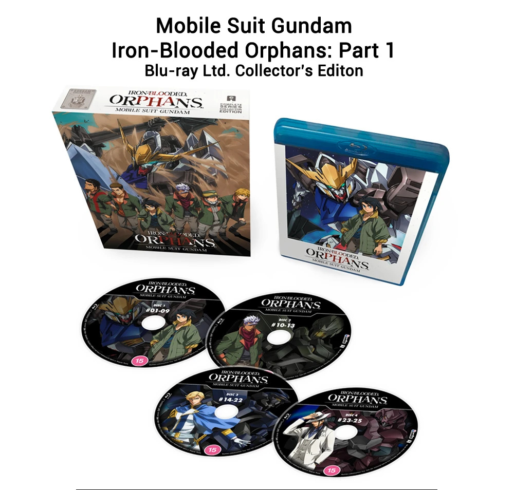Mobile Suit Gundam Iron Blooded Orphans Blu Ray Mobile Suit Gundam Iron-Blooded Orphans: Part 1 Blu-ray Release Date