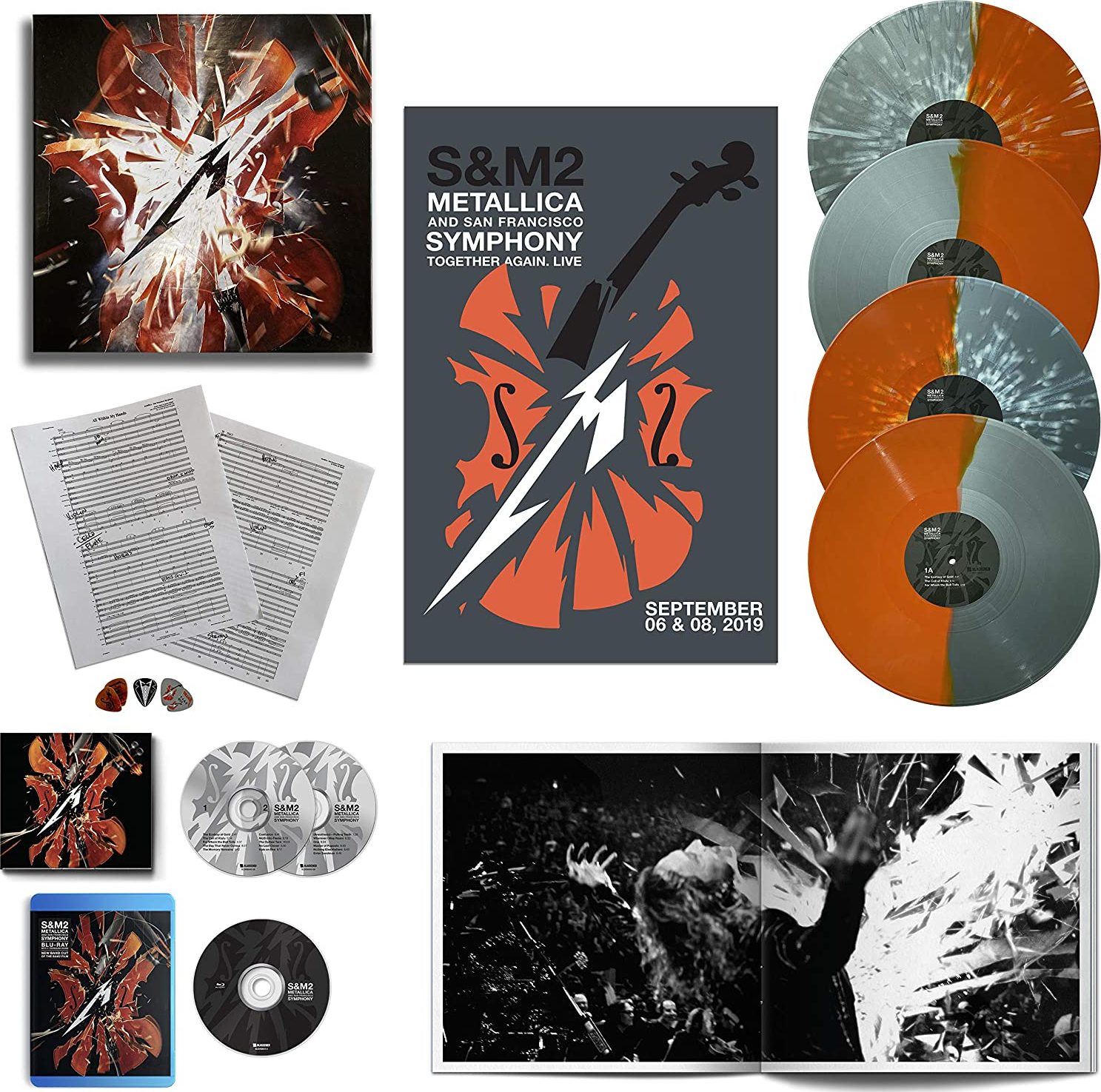 S M2 Metallica And San Francisco Symphony Blu Ray Deluxe Edition Denmark