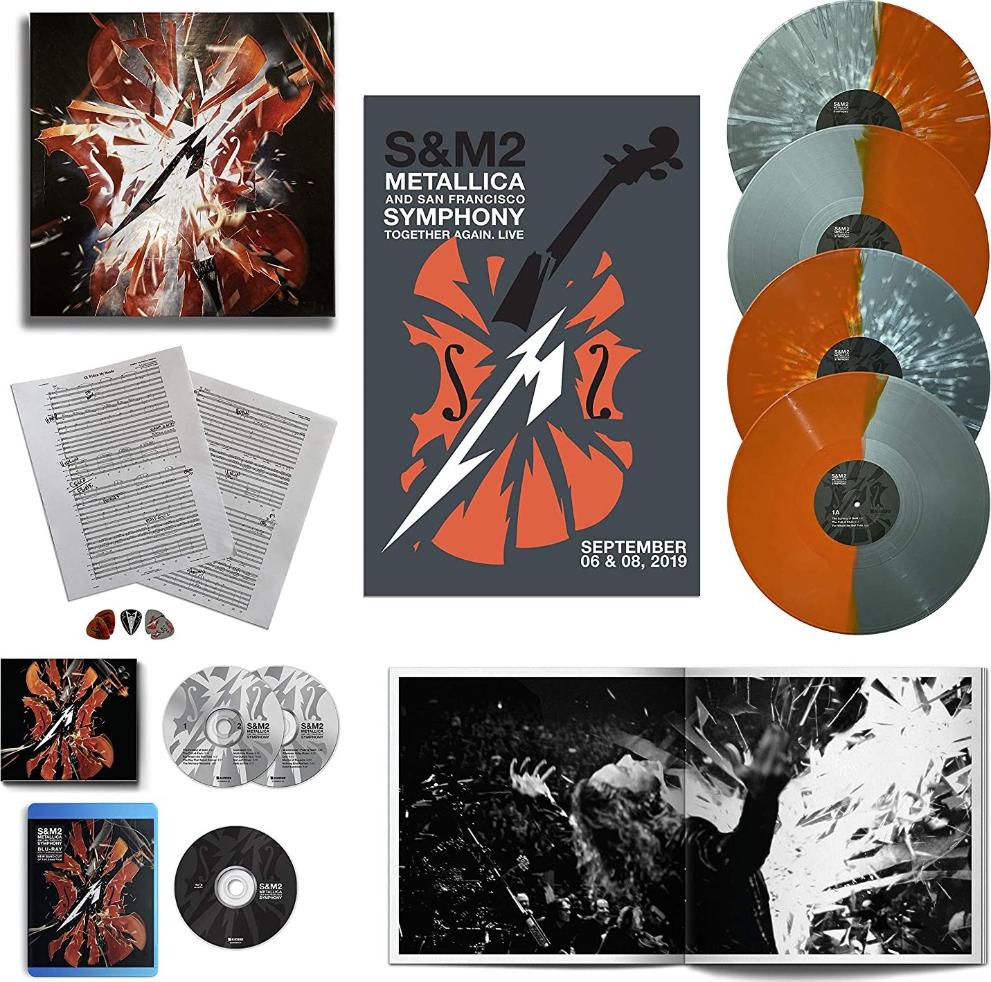 S M2 Metallica And San Francisco Symphony Blu Ray Release Date August 28 Deluxe Edition Italy