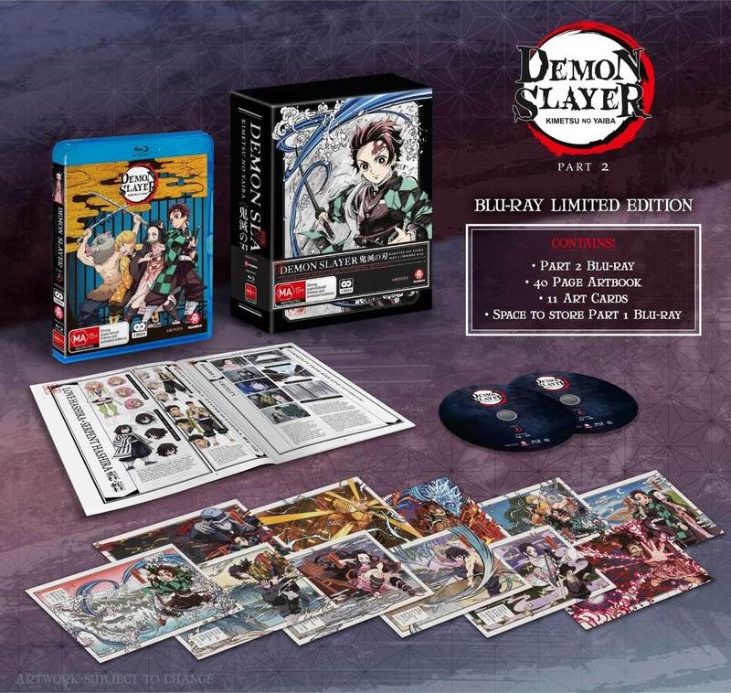 Demon Slayer Kimetsu No Yaiba Part 2 Blu Ray Release Date March 3 21 Limited Edition Australia