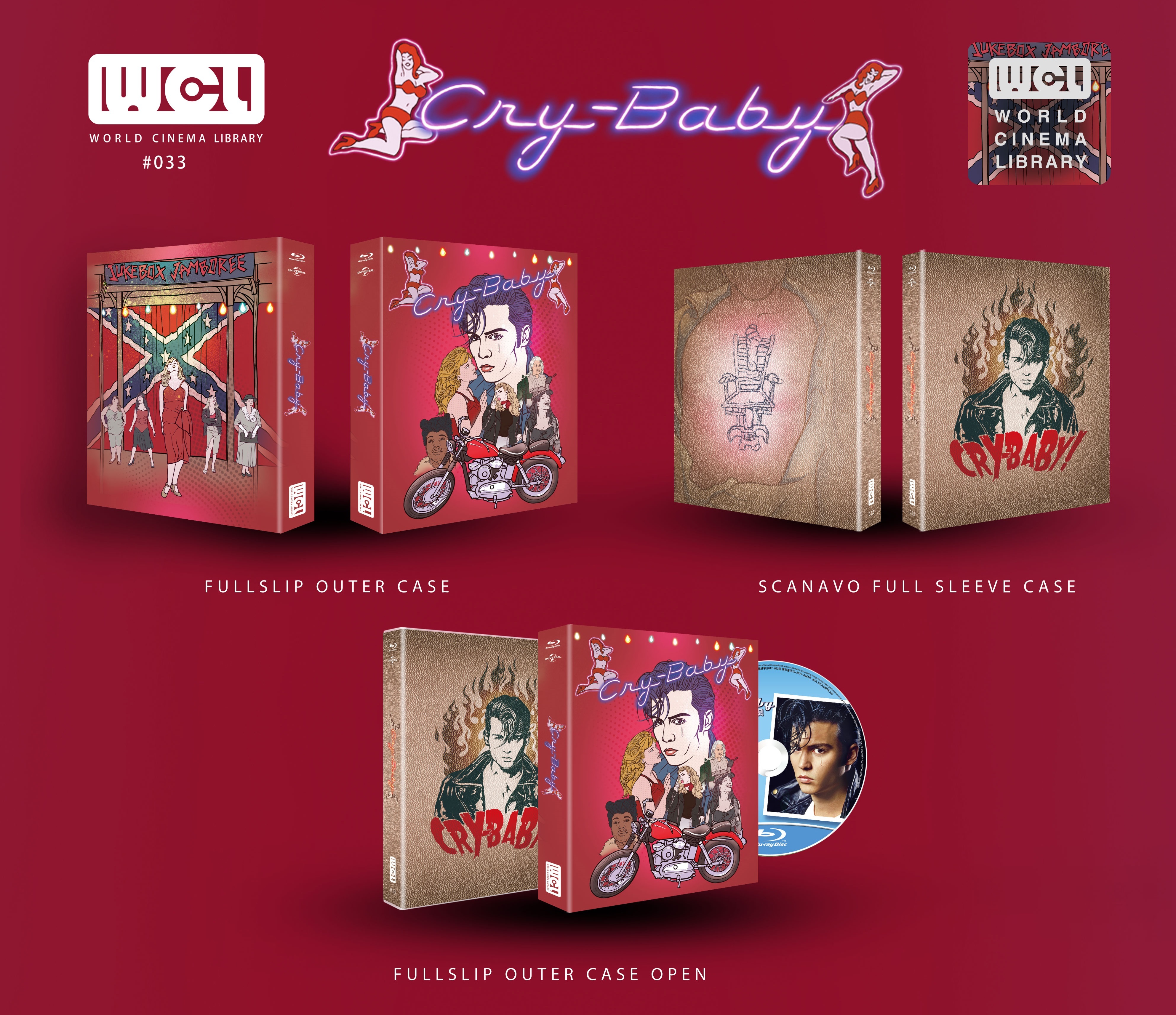Cry-Baby Blu-ray (World Cinema Library #033 / WCL Exclusive / 哭泣宝贝) (China)