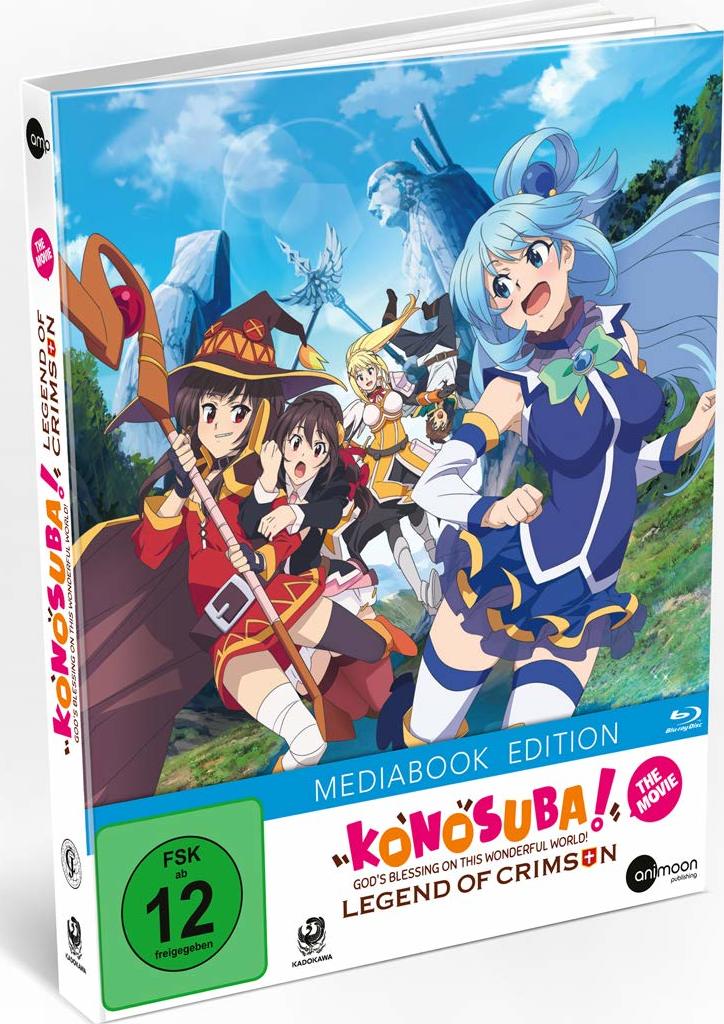 DVD Anime Kono Subarashii Sekai Ni Shukufuku Wo! The Movie: Kurenai Densetsu
