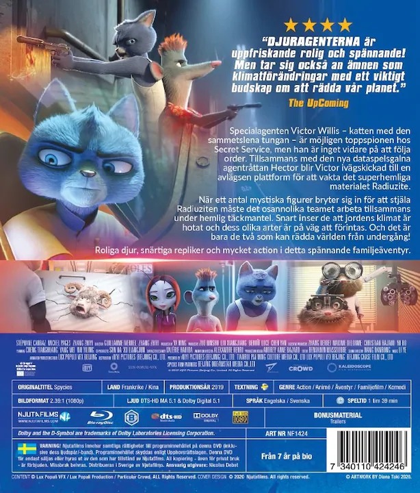 Spycies Blu-ray (Djuragenterna) (Sweden)