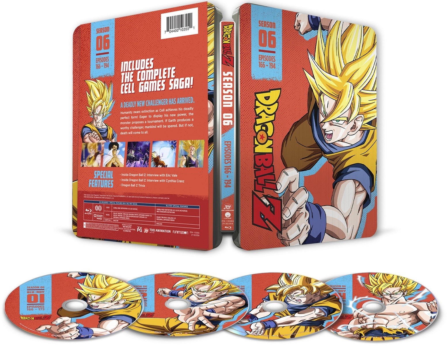 Dragon Ball Z Season 6 Blu Ray Release Date January 19 21 Steelbook