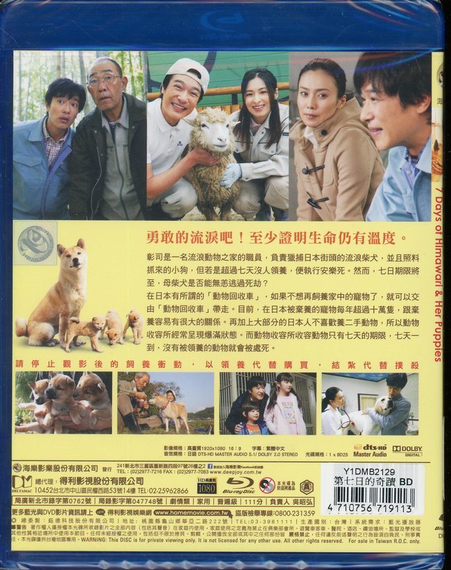 Amazon.co.jp: ひまわりと子犬の7日間(Blu-ray) : 堺雅人, 中谷