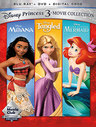 Disney Princess: 3-Movie Collection Blu-ray (Disney Movie Club 