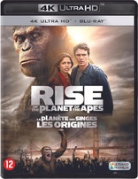 Rise of the Planet of the Apes 4K (Blu-ray Movie), temporary cover art