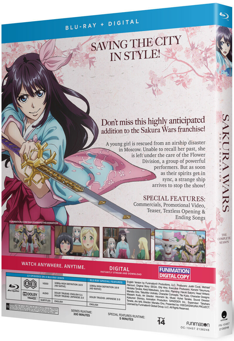 Sakura Wars: The Animation - The Complete Season Blu-ray (Blu-ray