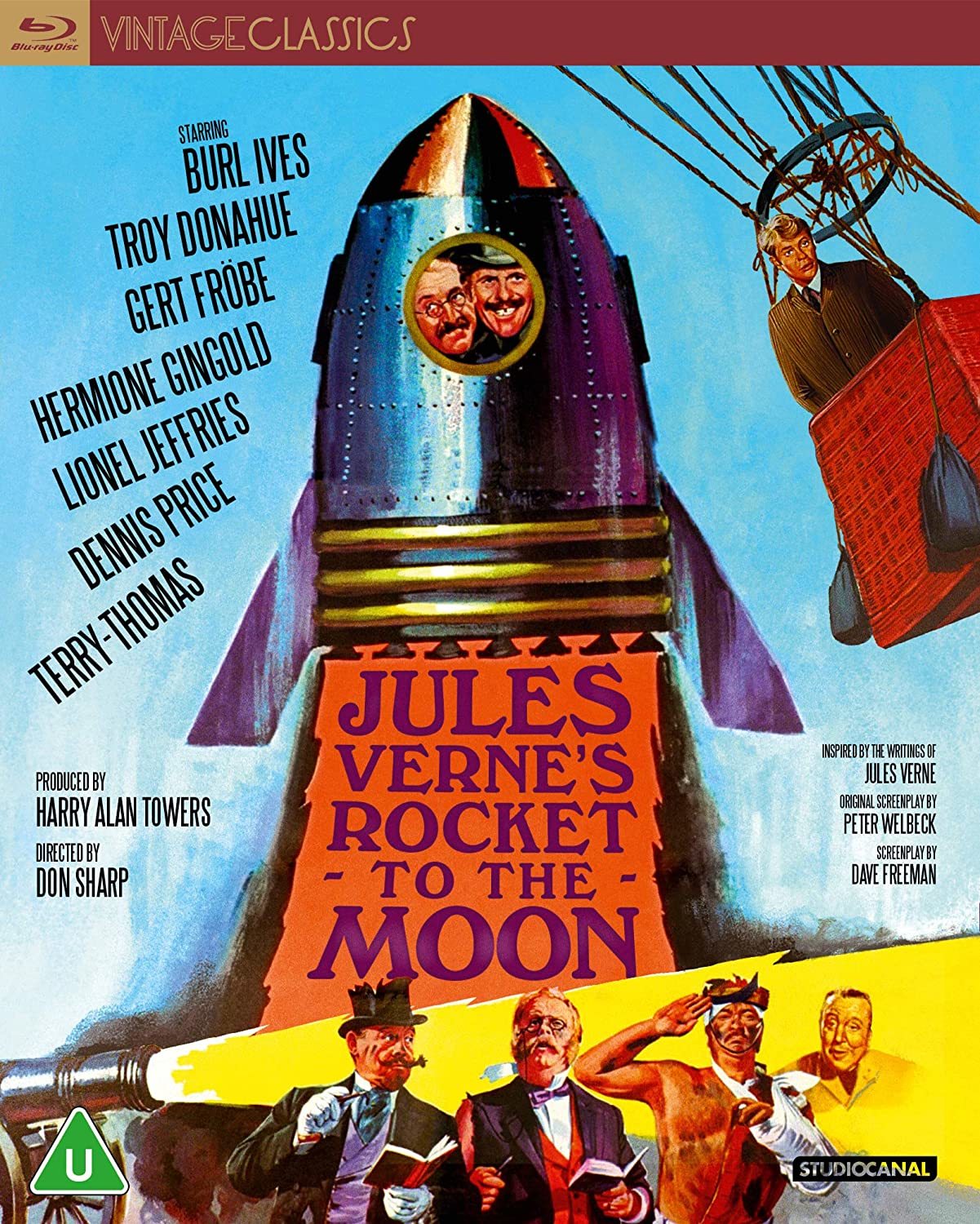 Jules Verne S Rocket To The Moon Blu Ray