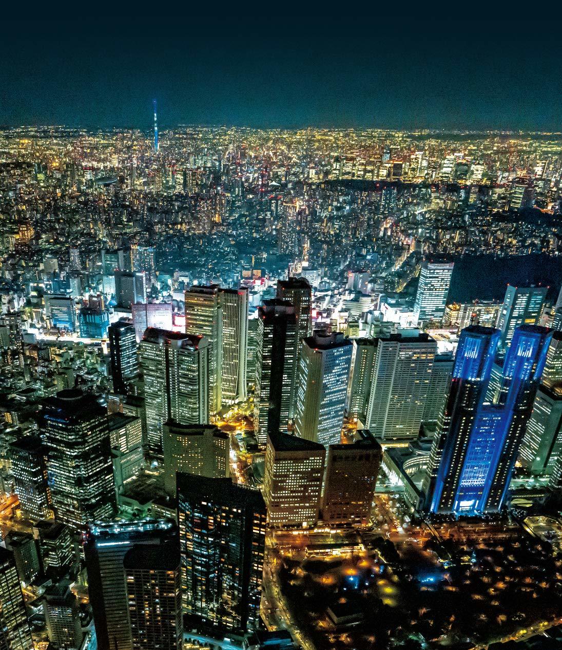 8K Aerial Night View Tokyo / Yokohama Blu-ray (8K空撮夜景