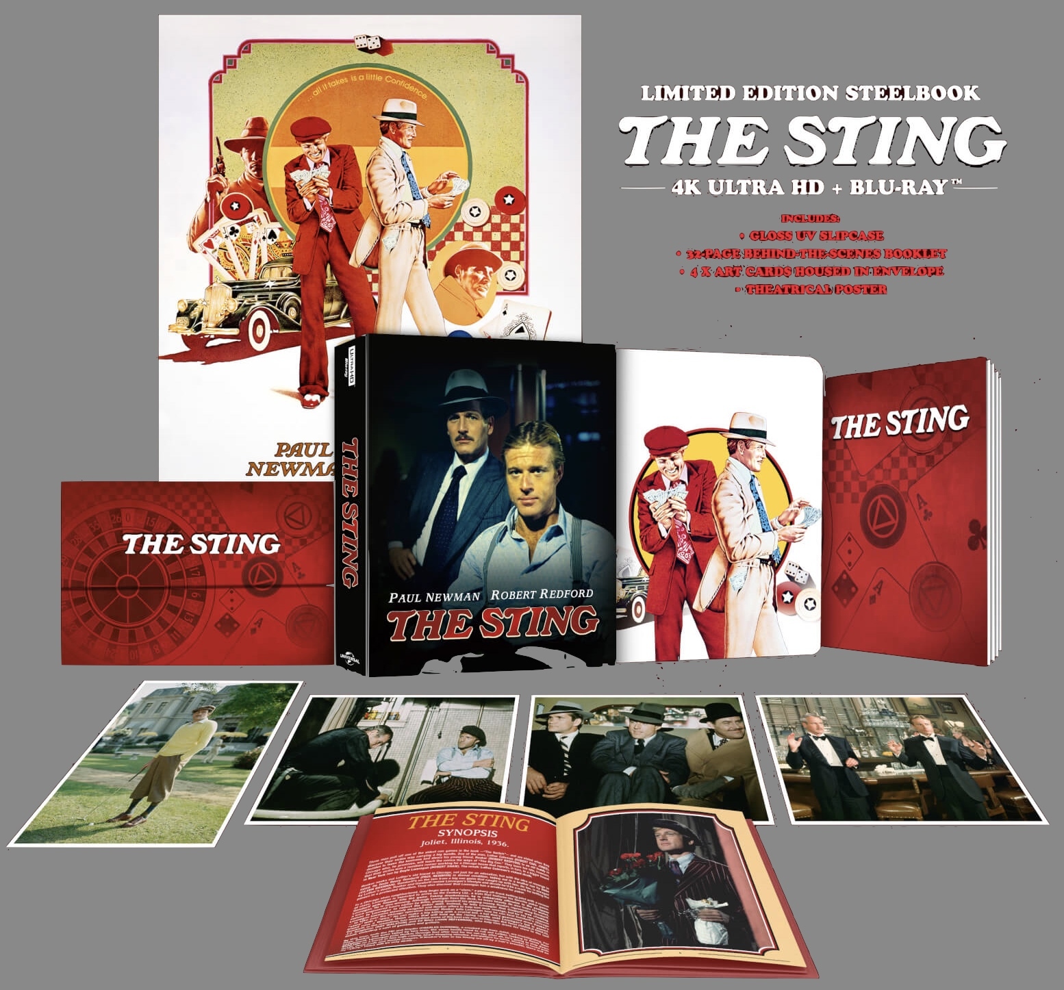 The Sting 4K Bluray Release Date May 17, 2021 (Zavvi Exclusive