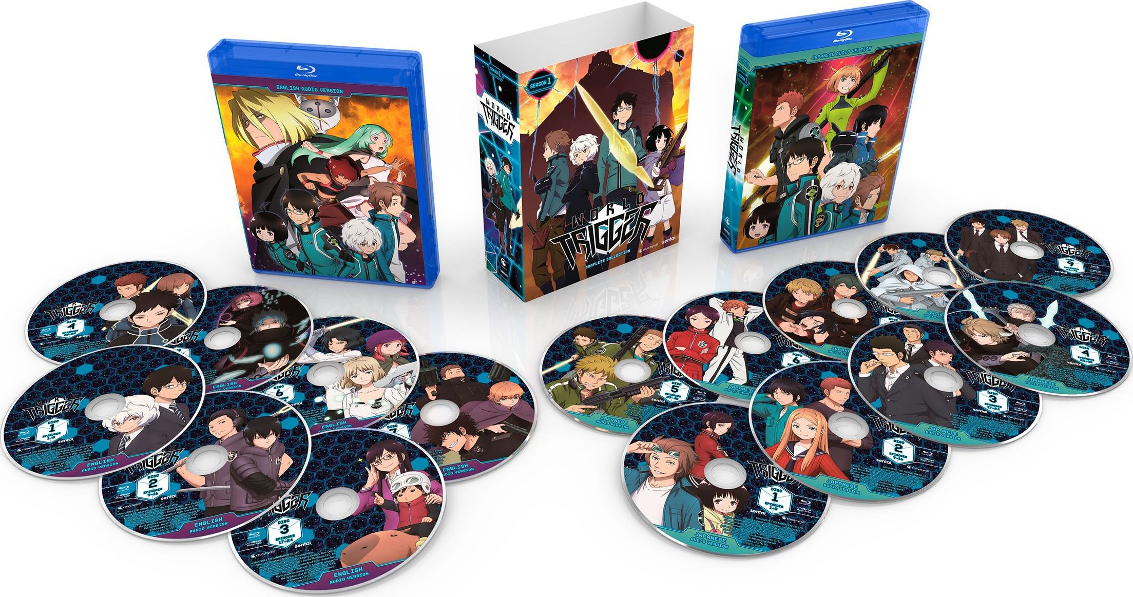 DVD WORLD TRIGGER Season 1+2 Vol. 1-75 END English Sub All Region FREESHIP