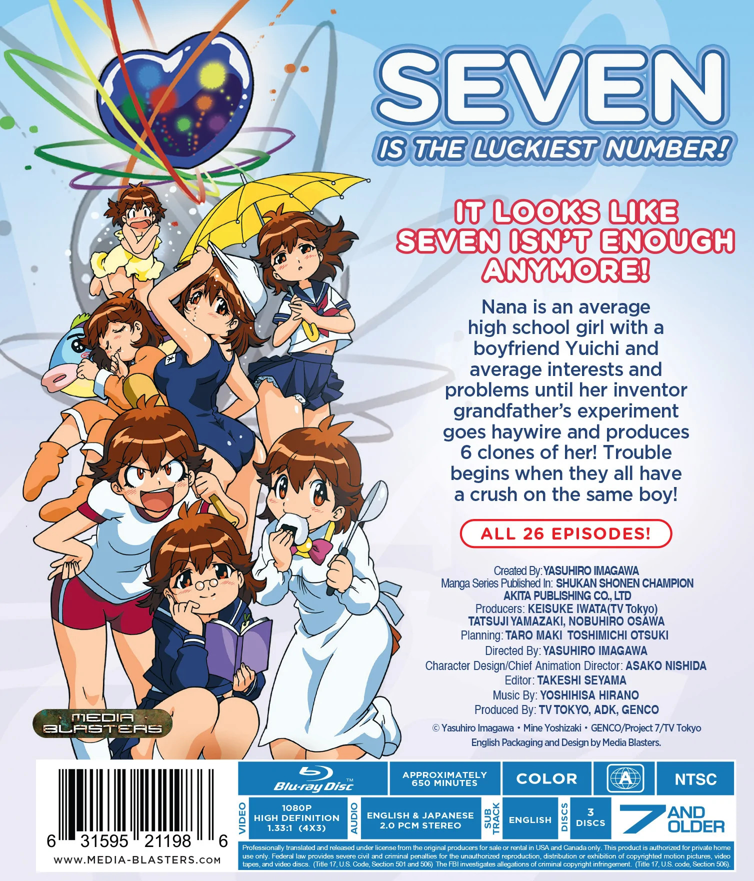 Nana: Seven of Seven - Complete Collection Blu-ray (Contains 