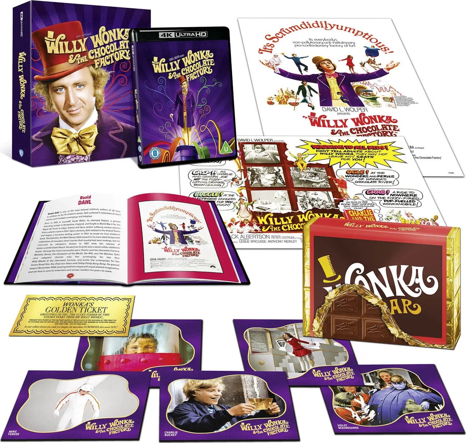 Willy Wonka and the Chocolate Factory 4K Blu-ray Release Date June 28 ...