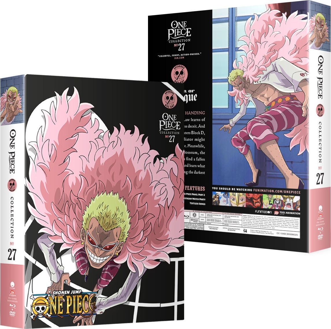 One Piece Collection 27 Blu Ray Release Date August 10 21 Episodes 642 667