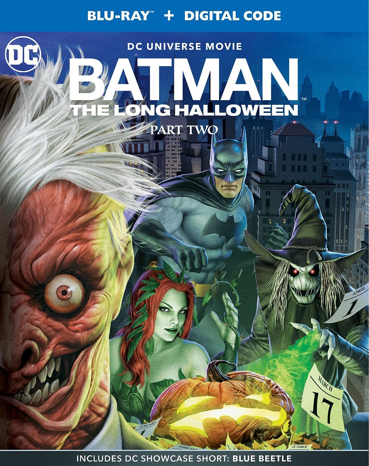 Batman: The Long Halloween, Part One and Two (2021) Batman: El Largo Halloween - Parte 1 & 2 (2021) [AC3 5.1 + SUP] [Blu Ray] 291417_front