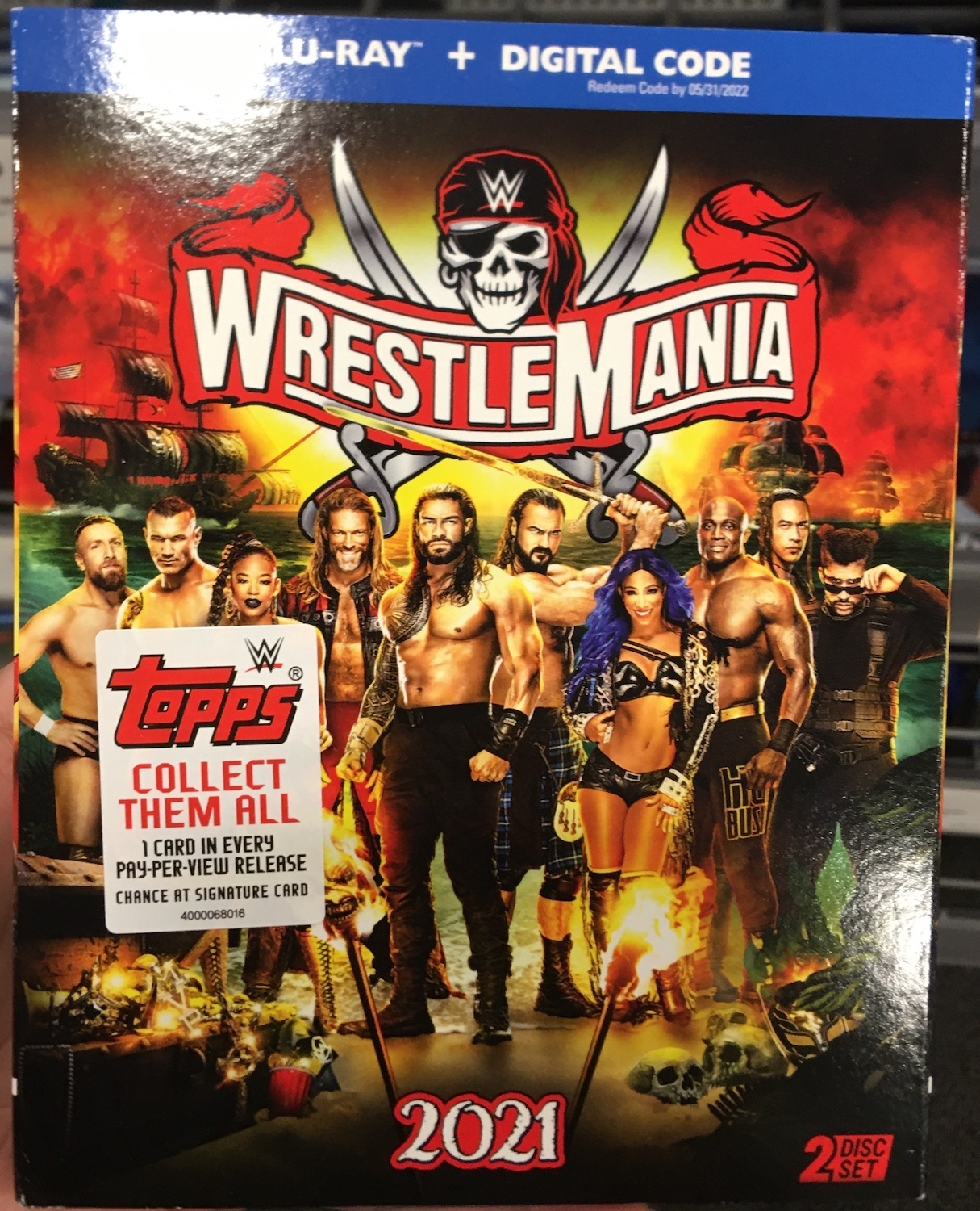 Wwe Wrestlemania 37 Blu Ray Blu Ray Digital Hd