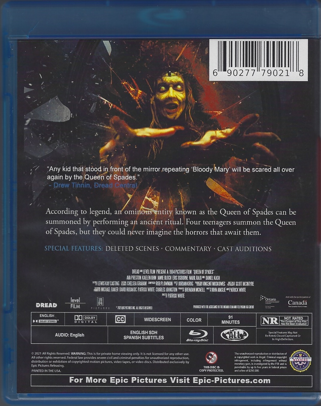 Queen of Spades Blu-ray