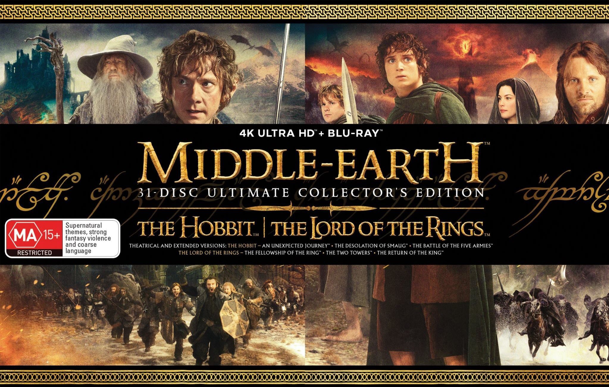 Middle-Earth 31-Disc Ultimate Collector's Edition (4K UHD/BD Review)