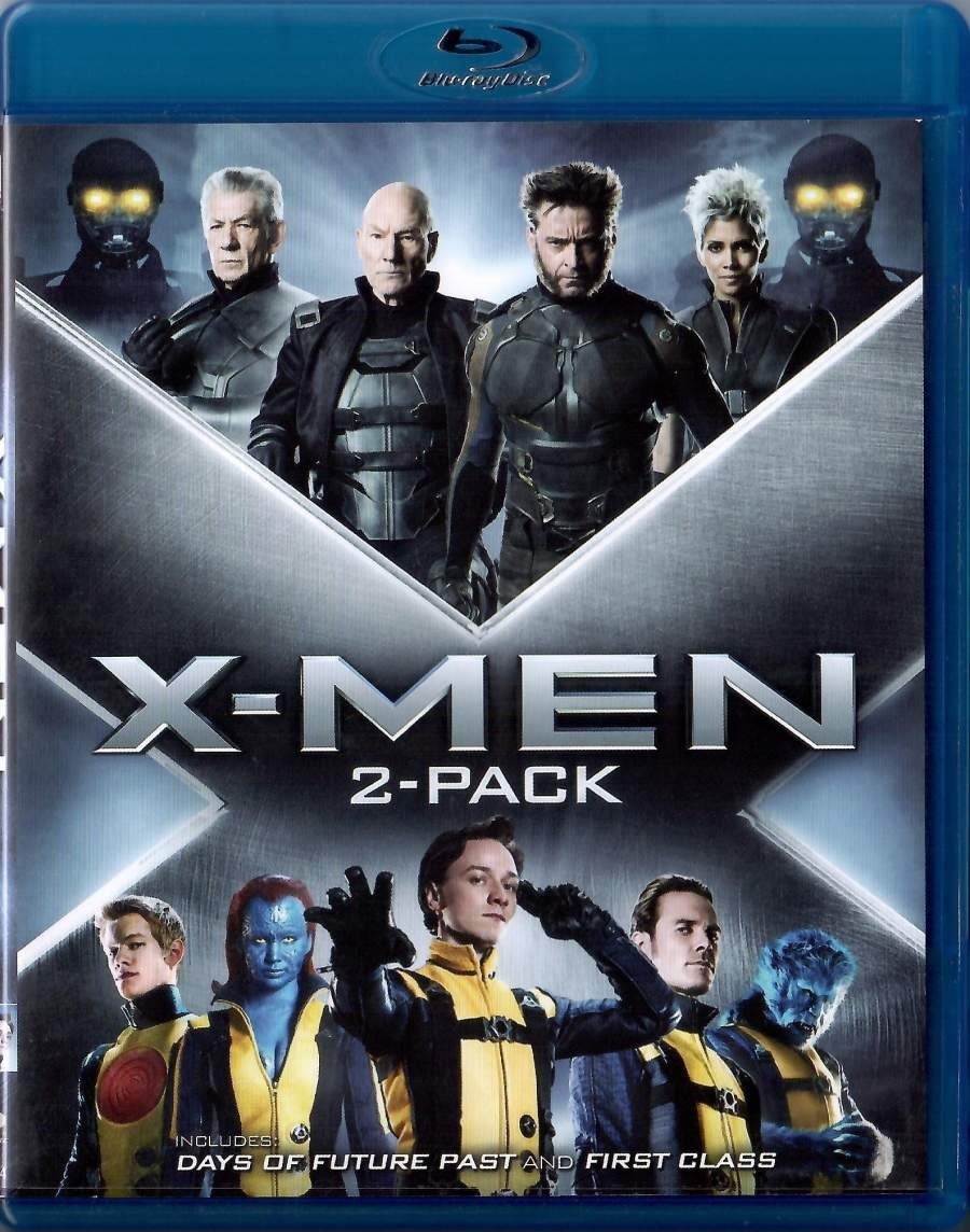 X-Men 2-Pack Blu-ray (First Class + Days of Future) (Hong Kong), image size:900x1144
