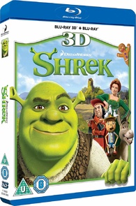 Shrek 3D Blu-ray (Blu-ray 3D + Blu-ray + DVD) (United Kingdom)