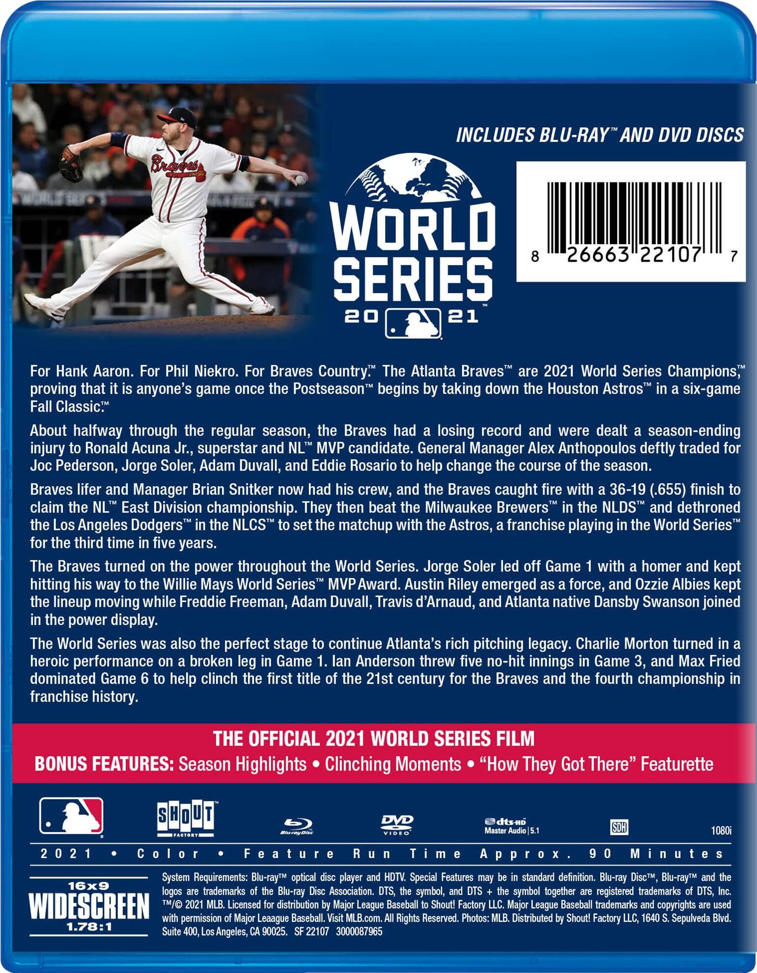 2020 World Series Champions: Los Angeles Dodgers [Blu-ray + DVD]