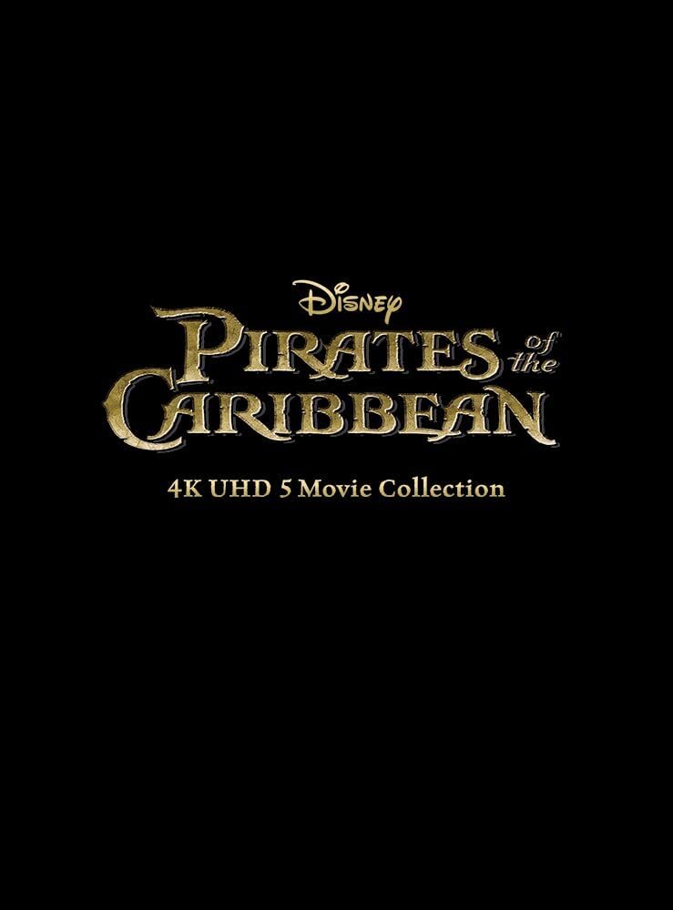 Pirates of the Caribbean 4K - 5 Movies Collection Blu-ray