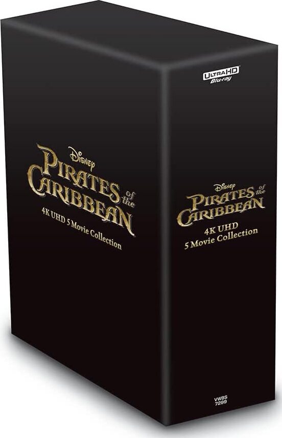 Pirates of the Caribbean 4K - 5 Movies Collection Blu-ray