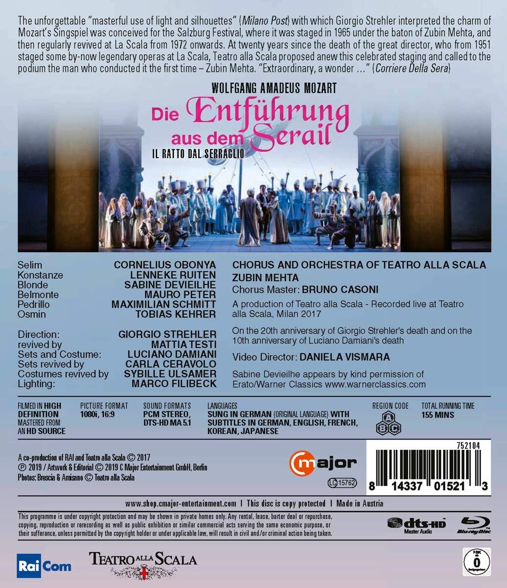その他 Die Entfuhrung Aus Dem Serail [Blu-ray] Mozart: Die Entführung aus dem Serail Blu-ray (The Abduction