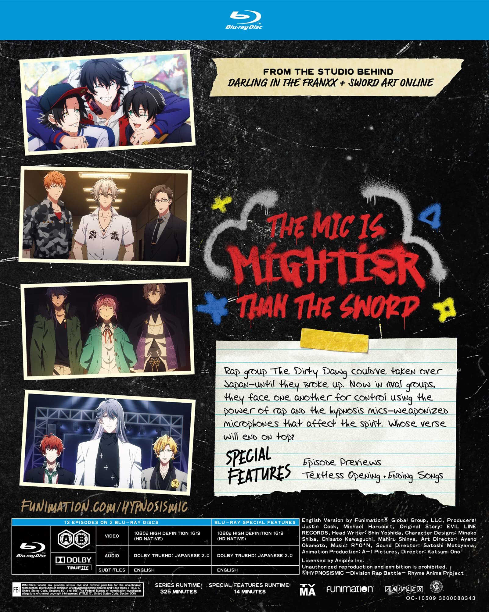 Hypnosis Mic: Division Rap Battle Rhyme Anima Blu-ray (The