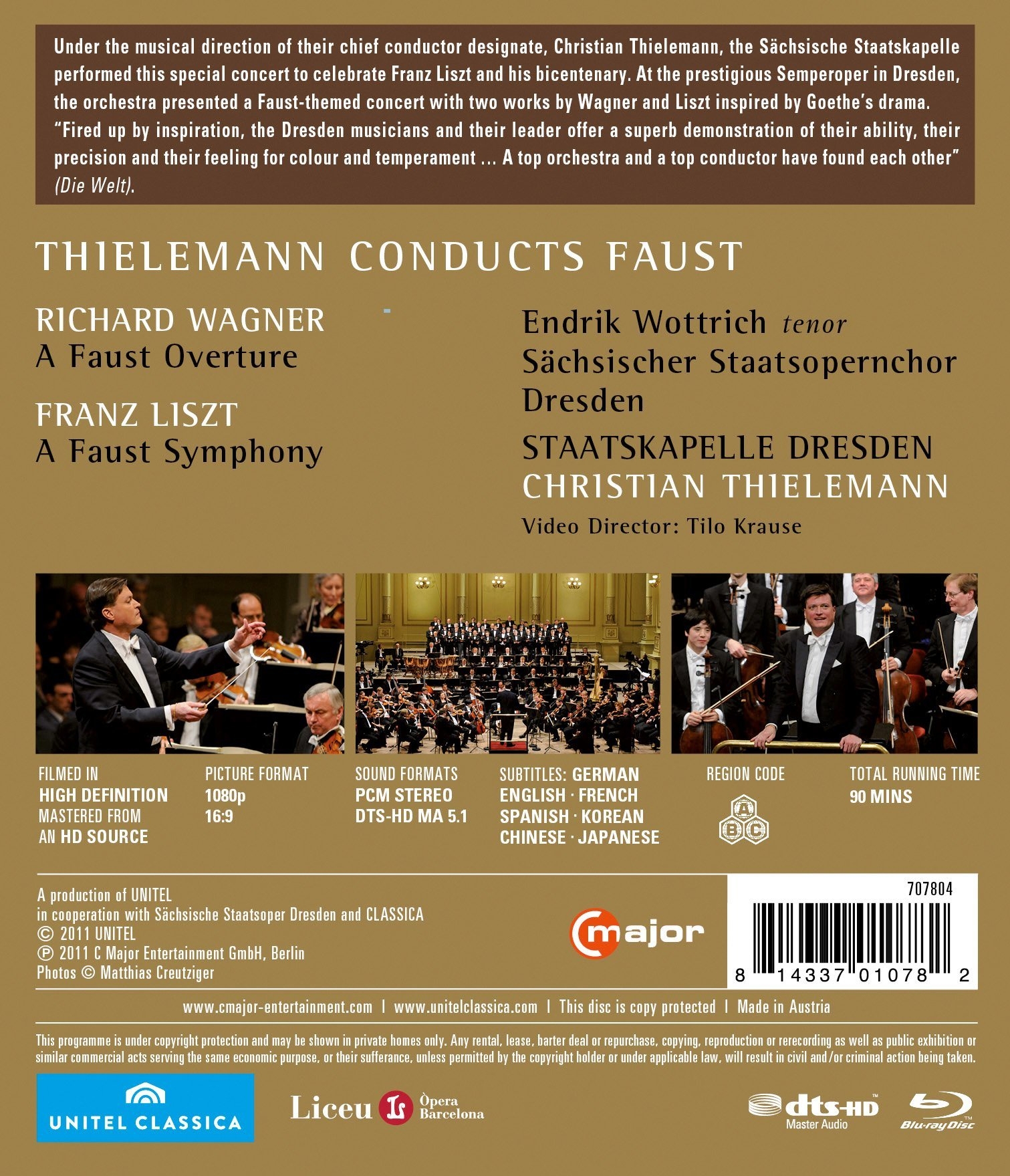 その他 Thielemann Conducts Faust [Blu-ray] [Import] Thielemann Conducts Faust Blu-ray