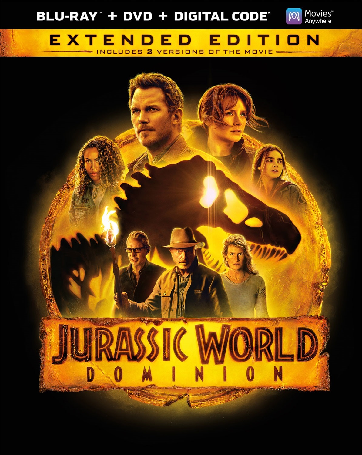 2022 - Jurassic World Dominion (2022) [Theatrical and Extended Edition] Jurassic World: Dominio (2022) [Versión de Teatro y Extendida] [DTS-HD HRA 7.1 + SUP] [Blu Ray] 310940_front
