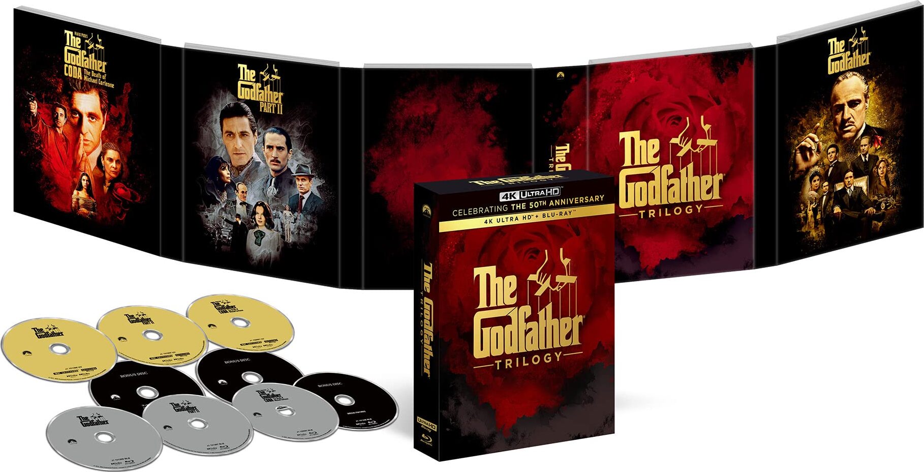 The Godfather Trilogy 4K - The 50th Anniversary Blu-ray (DigiPack